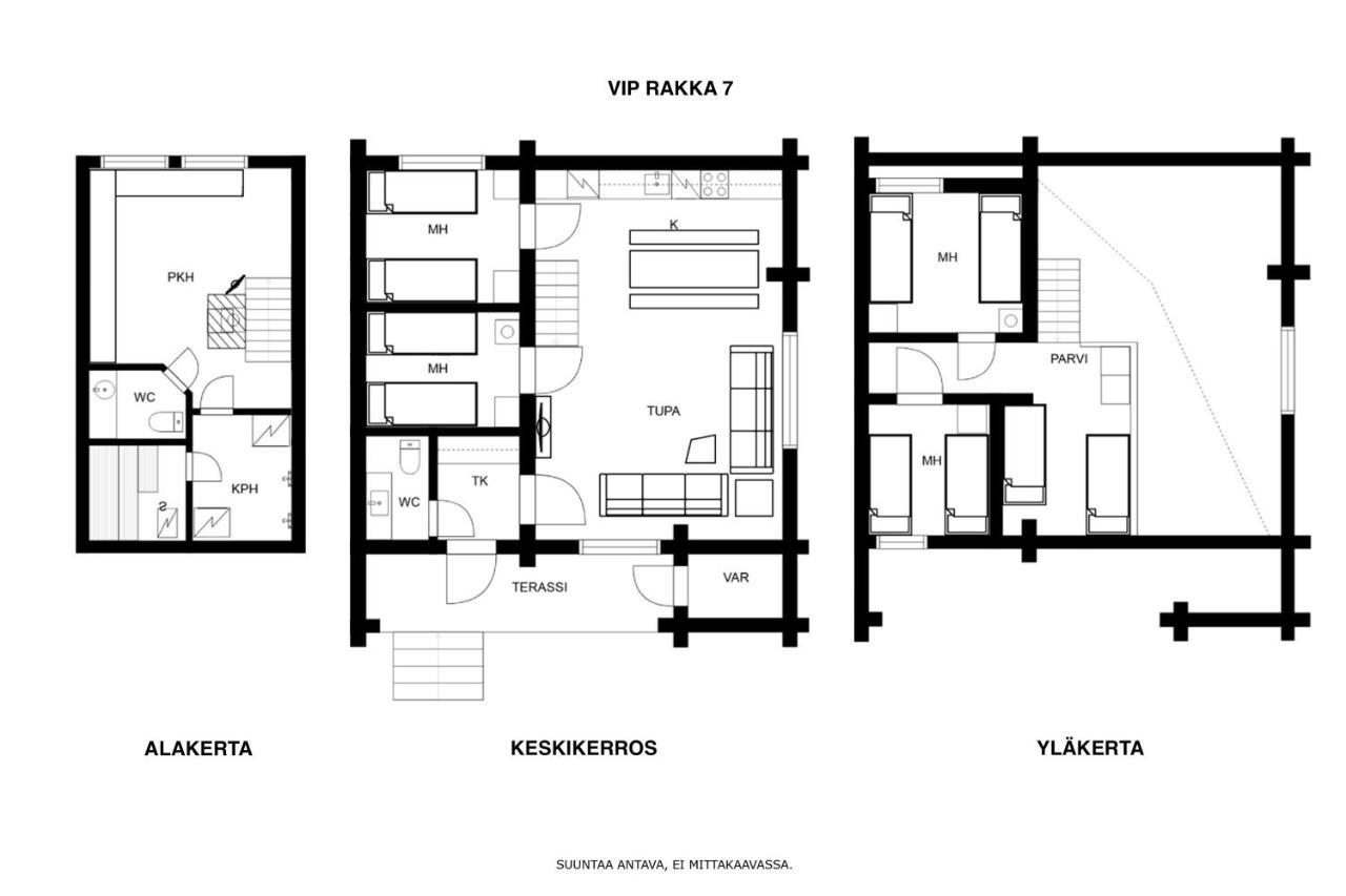 Vip Rakka Villas 7 & 8 列维 外观 照片