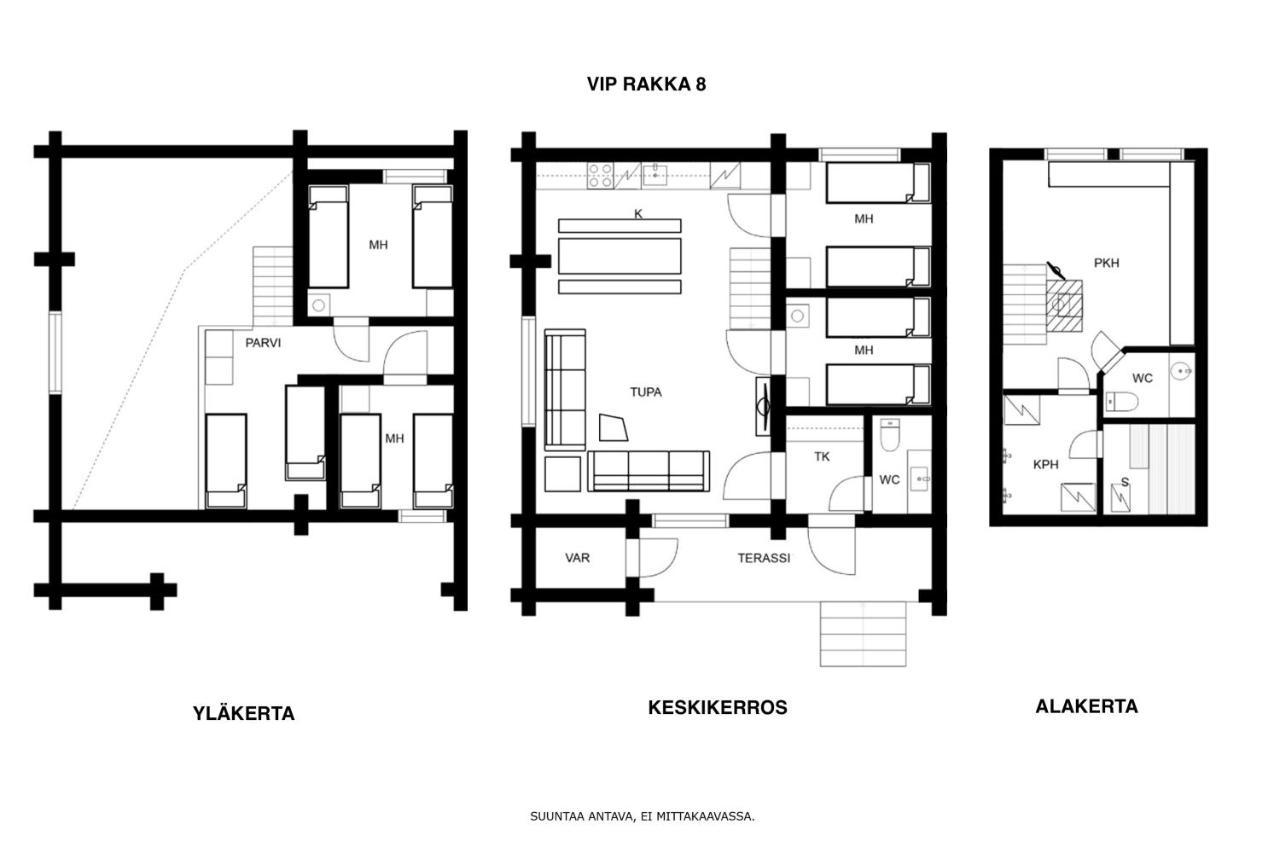 Vip Rakka Villas 7 & 8 列维 外观 照片